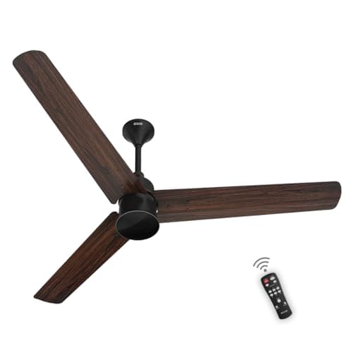 Polycab Silencio Mini 900mm 5-Star BLDC, Remote Ceiling fan for home | 55% Energy Saving, 100% Copper, High Speed, 25 Speed Setting, Reversable & Timer | 4-yr Warranty【Pearl Brown】