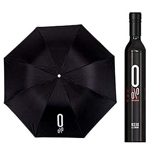 ONTRIP Windproof Double Layer Umbrella with Bottle Cover Umbrella for UV Protection & Rain | Outdoor Car Umbrella for Women & Men