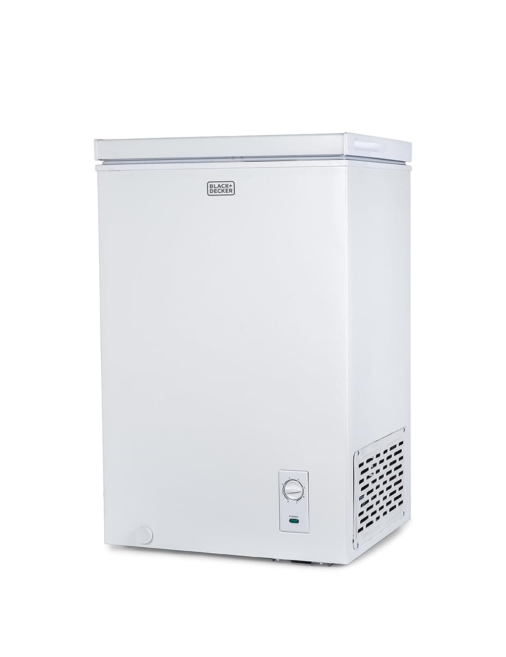 2.0 Cu. Ft. Compact Chest Freezer, Deep Freezer Holds Up To 70 Lbs. of Frozen Food, Removable Storage Basket, Manual Defrost, White