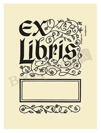 Bookplates, Antioch bookplates: Design Ex Libris