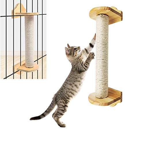 Treasborn Replaceable Sisal Scratching Post Natural for Cats