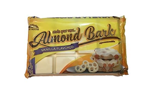 Log House Vanilla Flavored Almond Bark 24 oz package