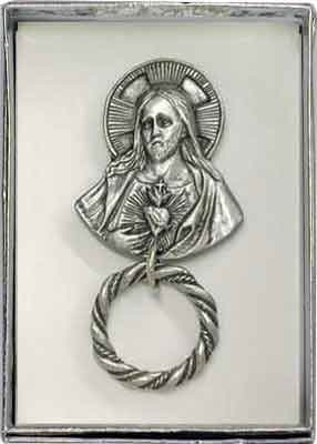 'Jesus' Eyeglass Holder Magnet Pin with an Adjustable Ring