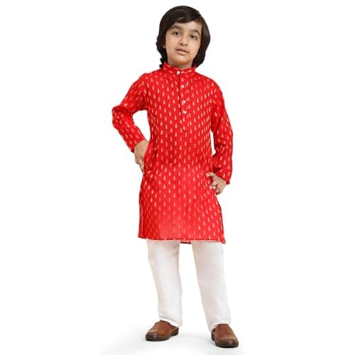 Pro-Ethic Style Developer Cotton Kurta Pajama For Kid's Boys Traditional wear | Kurta Pajama set (S-234)