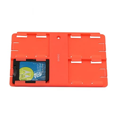 Micro SD Card Holder Orange(SD Cards not Included)