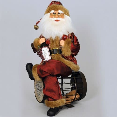 Karen Didion Cork Barrel Santa