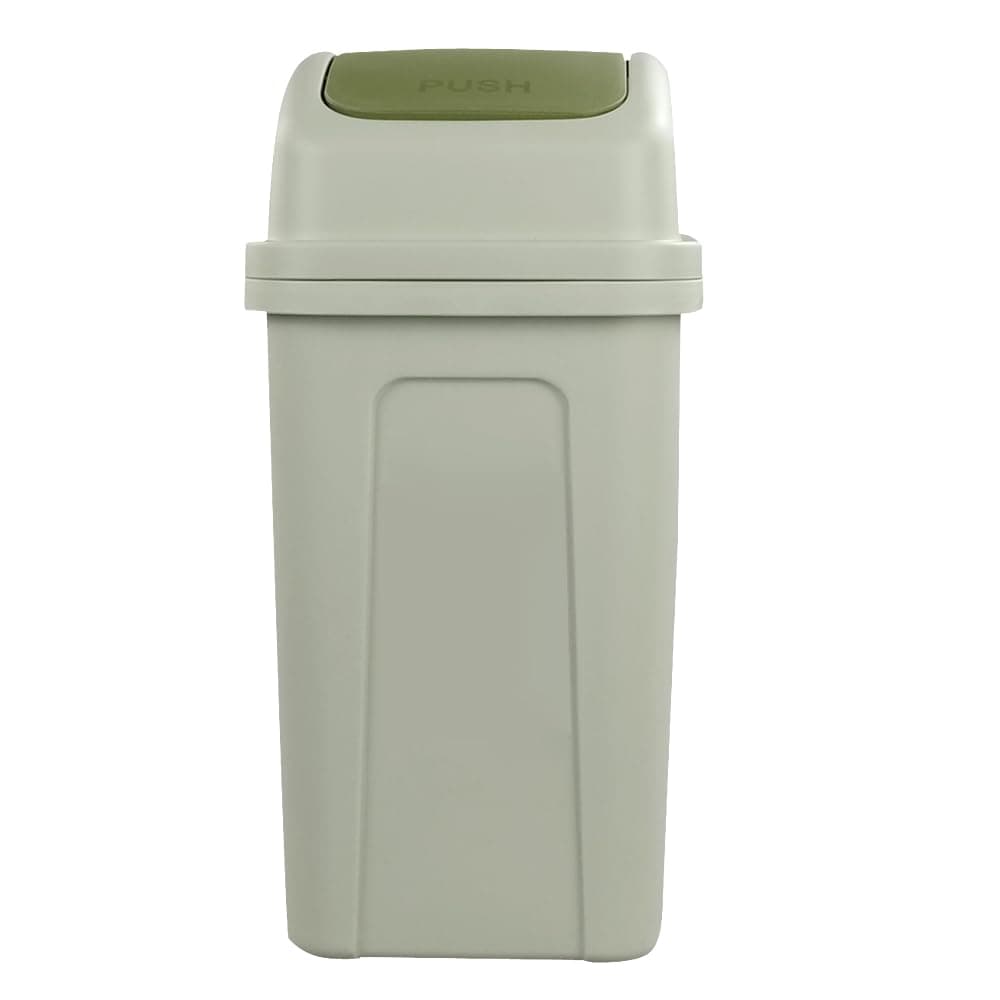 Hokky Small Waste Bin with Swing Lid, Trash Bin for Bathroom, Bedroom, Office