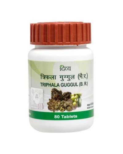 Patanjali Divya Triphala Guggul 80 tablets Pack by Patanjali