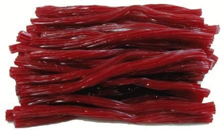 Red Raspberry Juicy Licorice Twists, 2 Pounds