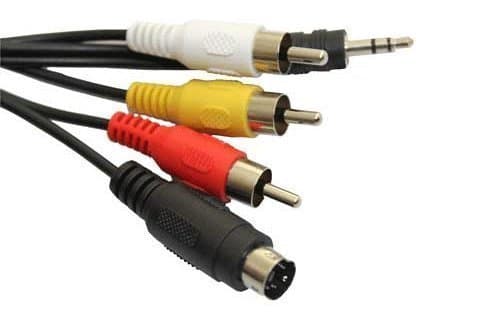 6 FT S-Video to 3-RCA Composite AV Cable for Laptop PC TV