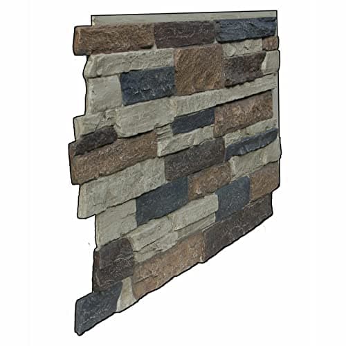 Canyon's Edge Faux Stack Stone Panel - 24 in x 48 in - Nature's Spirit (44.76 Sq. ft. / Case) 6 Pack