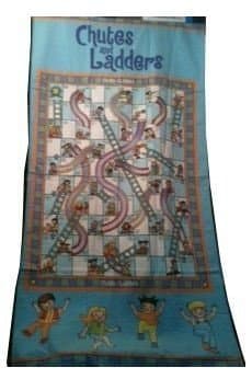 Chutes & Ladders Beach Towel Classic Board Game