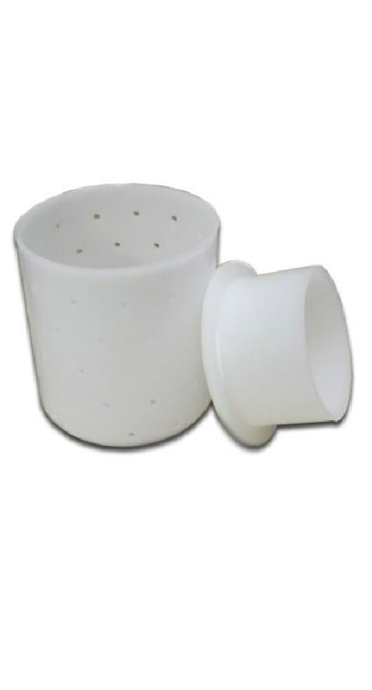 CHEESE MAKING MOLD 3- CYLINDER, BASE AND FOLLOWER