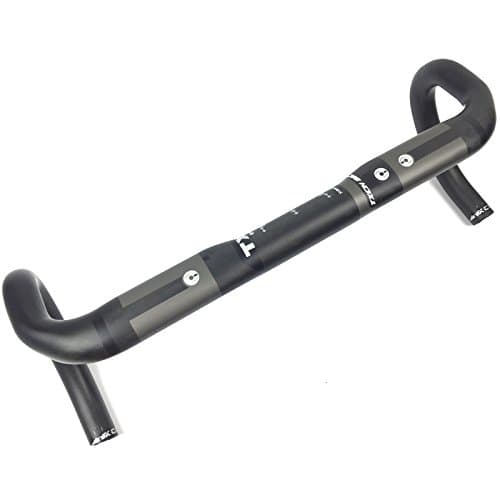 1 pc Carbon Road Bike Handlebar Drop Handle Bars Glossy Black 31.8*400/420/440mm
