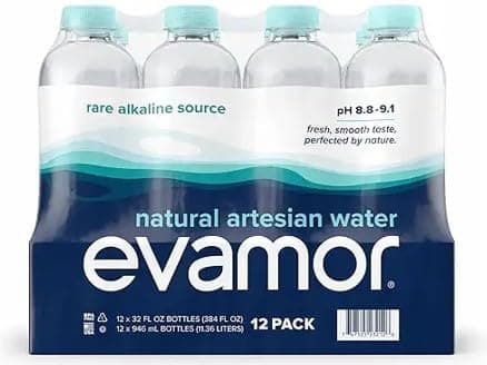 Artesian Bottled Water - Single Source, Naturally Alkaline and Full of Electrolytes for Hydration and Health, 64 Fl. Oz. Bottles (Pack of 4)