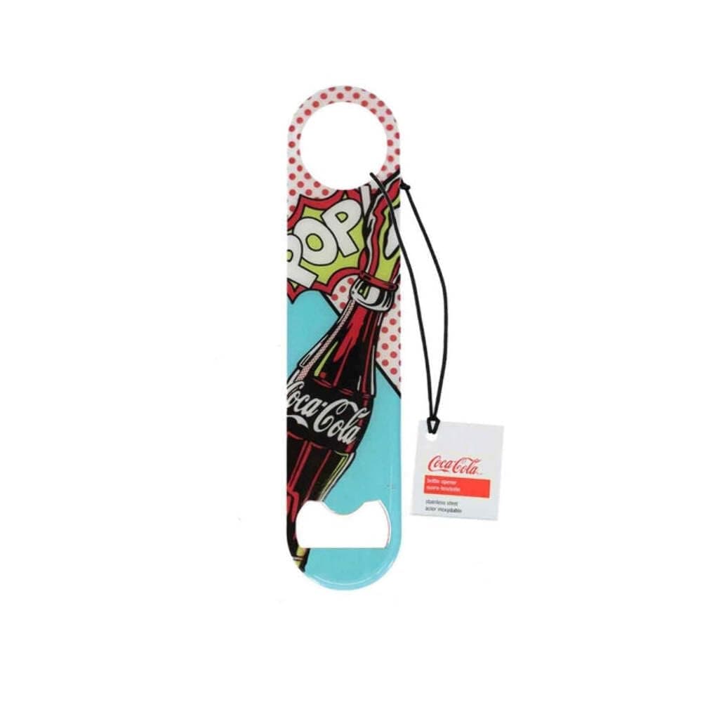 Coca-Cola "Pop Fizz" Flat Bottle Opener, Red