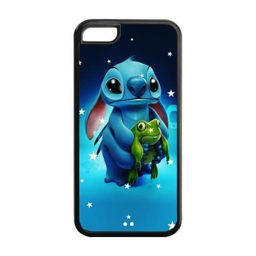 iPhone 5c Case, iPhone 5c cover Case, Lilo & Stitch Ohana TPU Fashion Case for iPhone 5c Cover Screen Protector