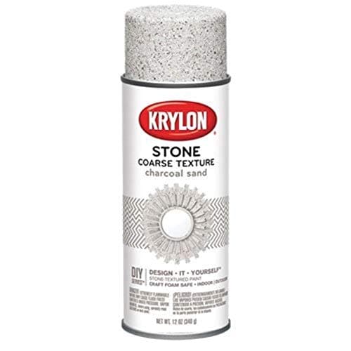 Krylon Charcoal Sand Spray Make It Stone Textured Paint