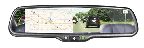 BOYO VTW43M - Replacement Rear-View Mirror with 4.3" TFT-LCD Backup Camera Monitor and Wi-Fi Miracast