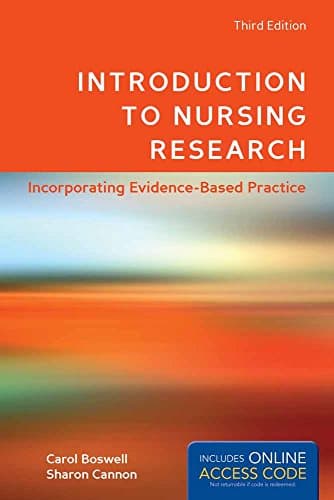 Introduction to Nursing Research: Incorporating Evidence-Based Practice 3rd Edition