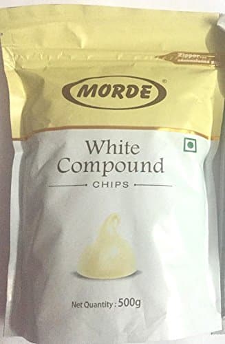MORDE White Compound Chocolate Chips, 500g