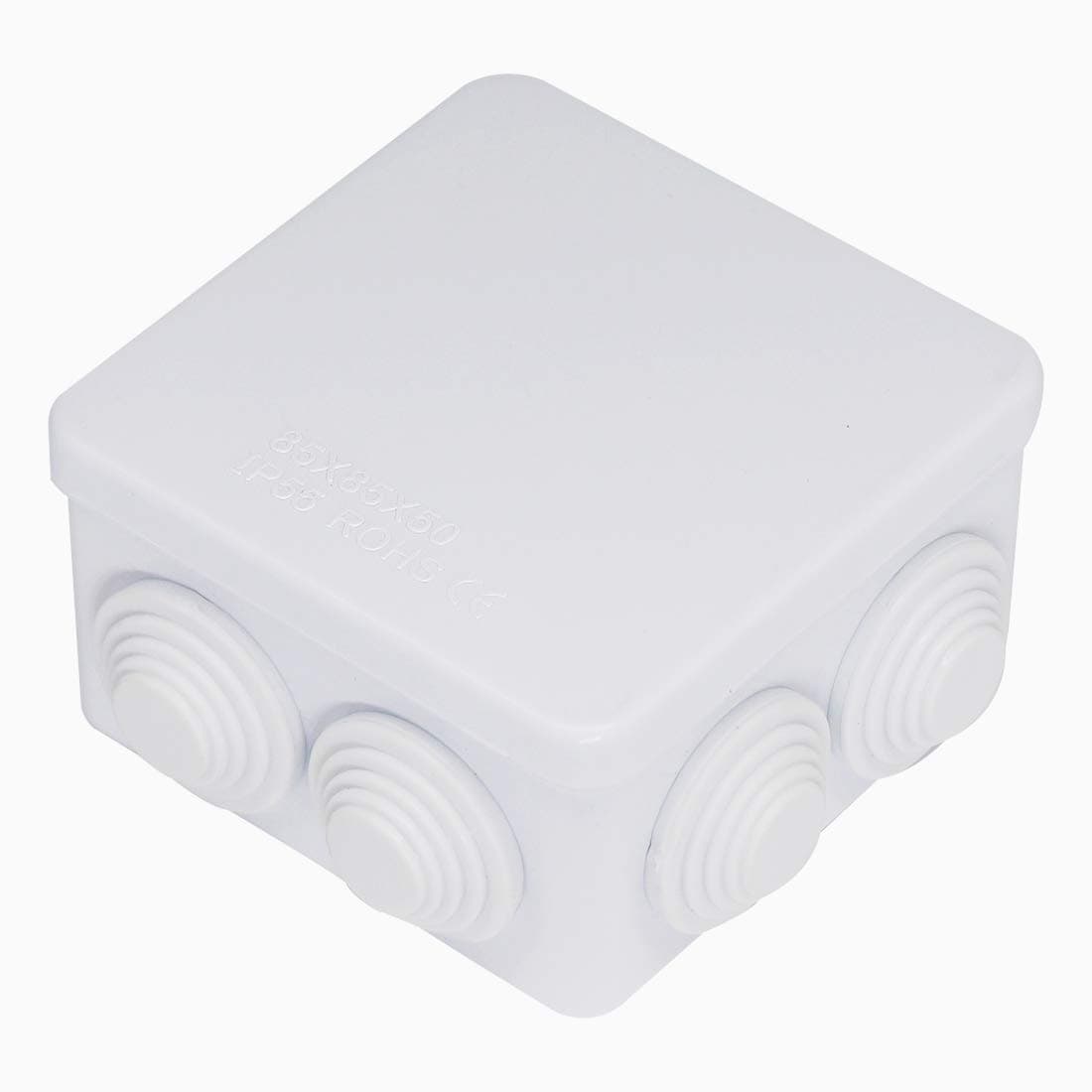 ABS Plastic Dustproof Junction Box, IP55 Waterproof Joint Outdoor Universal Electrical Project Enclosure Junction DIY Connection Box Power Distribution Box(200 * 155 * 80mm)