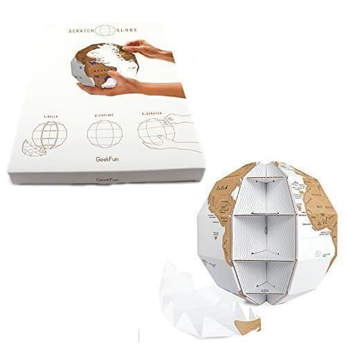 3D World Scratch Globe Globe Scratch Map by Alliance Station