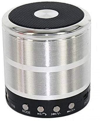 WILES 887 3 Watt Wireless Bluetooth Speaker (Silver)