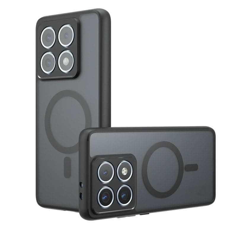 Compatible with Honor X8b Case Cover,Compatible with MagSafe,Compatible with Honor X8b LLY-LX1 LLY-LX2 LLY-LX3 Built-in Magnetic Anti-Shock Cell Phone Case Black