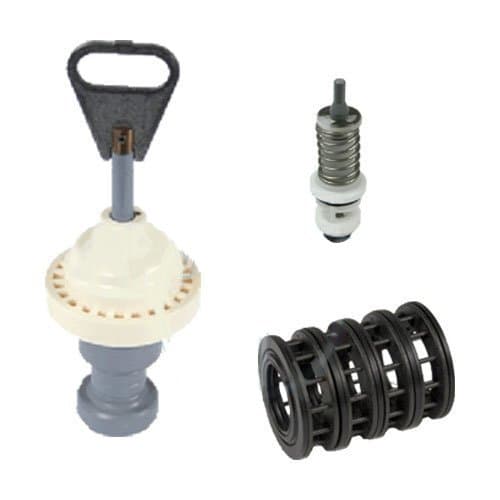 Fleck 5600 SOFTENER Valve Rebuild Kit - Includes Piston (60102-00), Seals & Spacers (60125), and Brine Valve (60032) by Fleck