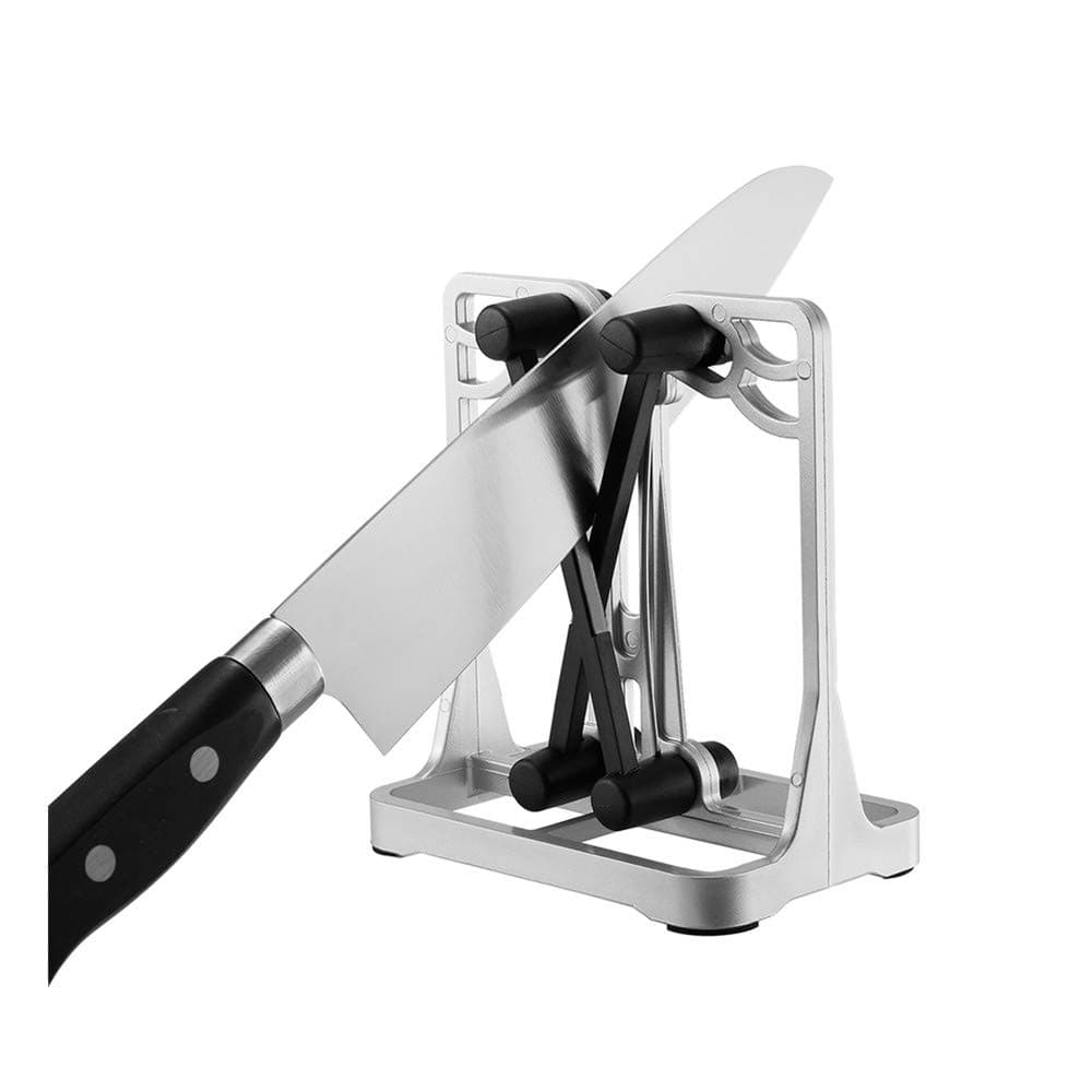 Professional Kitchen Knife Sharpener for Chef's Knives Sharpens Hones & Polishes for Serrated Beveled Standard Blades Home Kitchen Tool