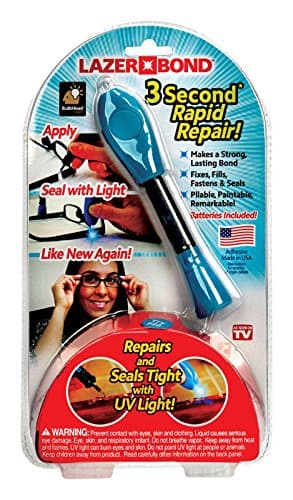 As Seen on TV Lazer Bond 3 Second Fix- UV Light Repair Tool Liquid Plastic Weld