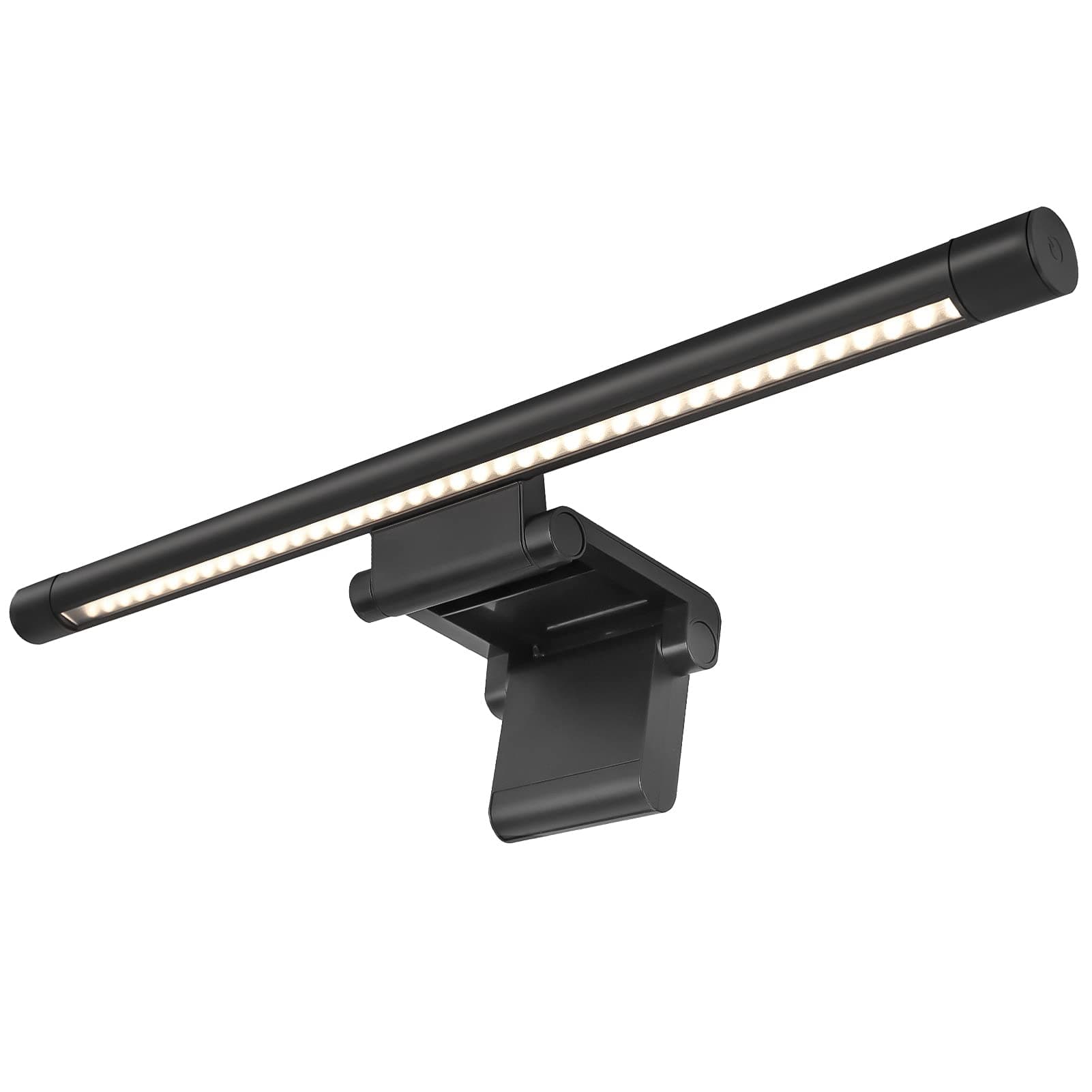 Computer Monitor Light Bar: Screen LED Lamp USB Powered with Stepless Dimming Hue Adjustment Memory Function No Screen Glare for Desk Office Home Work (Rotating Button Control)