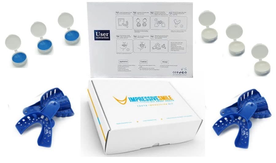 VPS Putty Regular Set - 168 gm Base/Catalyst - for Making Custom Trays, Mouth Guards, Whitening Trays, Ear Molds, Orthodontic Molds, Kit Includes 2 Upper and 2 Lower Trays, Use Instructions.