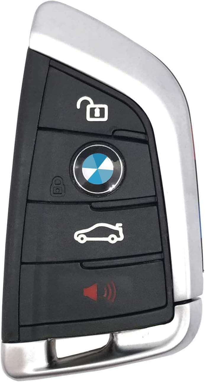 Replacement Keyless Entry Remote Control Key Fob Case Fit for BMW 1 3 5 7 Series X1 X5 X6 M5 M6 Key Fob Cover Shell 4 Buttons