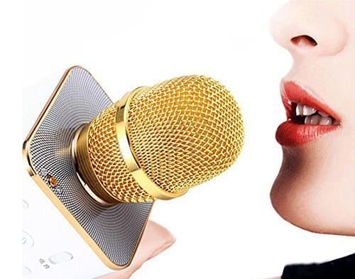 SKYSE Handheld Wireless Microphone With Bluetooth Speaker For All IOS/Android Smartphones (Colour May Vary- 1 pic)