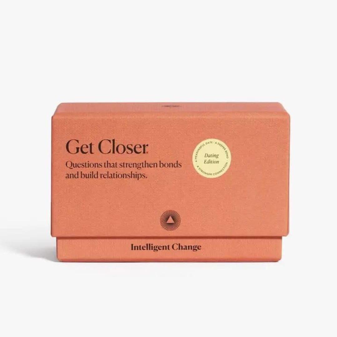 Intelligent Change Let's Get Closer - Conversation Starters and Connecting Activities - Question and Answer Game - Fun Family Card Game (Dating Edition)