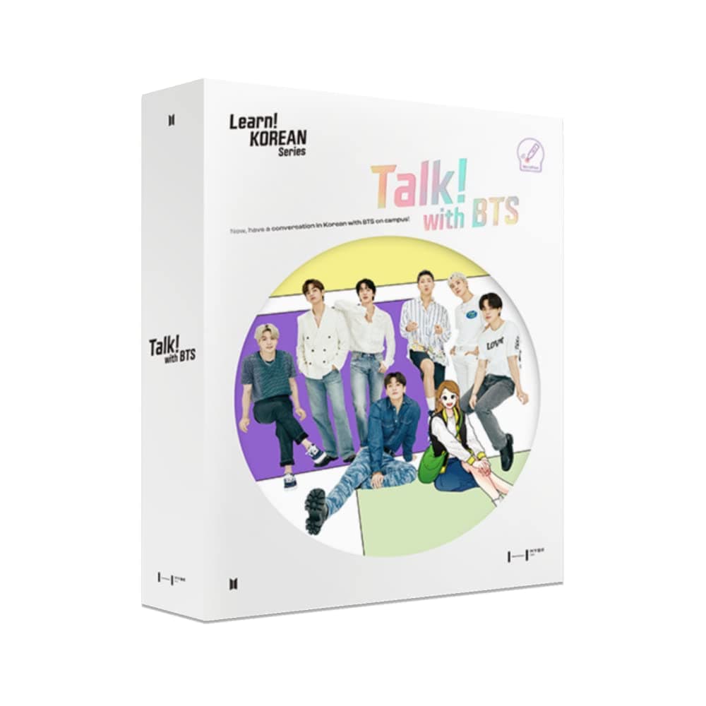 HYBE Talk! With BTS 1~2 : Korean Learning Book for Beginners/How to Learn Korean/colloquial Korean/Learn Korean for Beginners