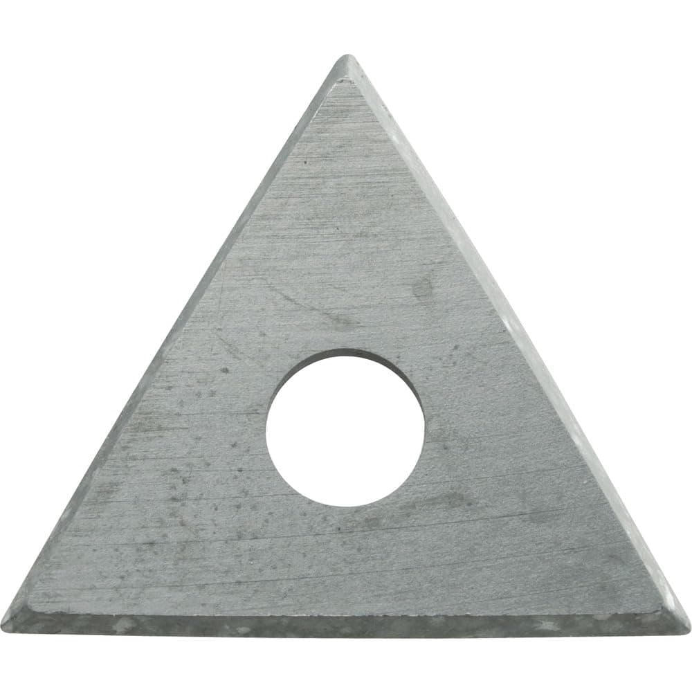 449 L-Inch Triple-Edge Triangle Scraper Blade, 1", Silver