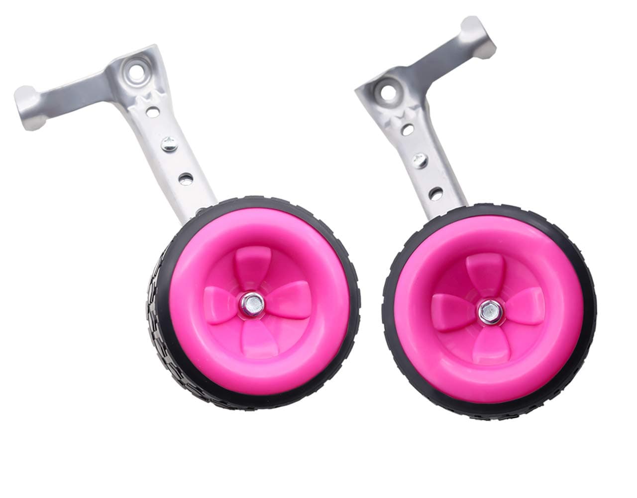 MOSHAY Roll Over Image to Zoom in Bicycle Training Wheels Fits 16 18 20 22 24 inch Kids Variable Bike (Rose)
