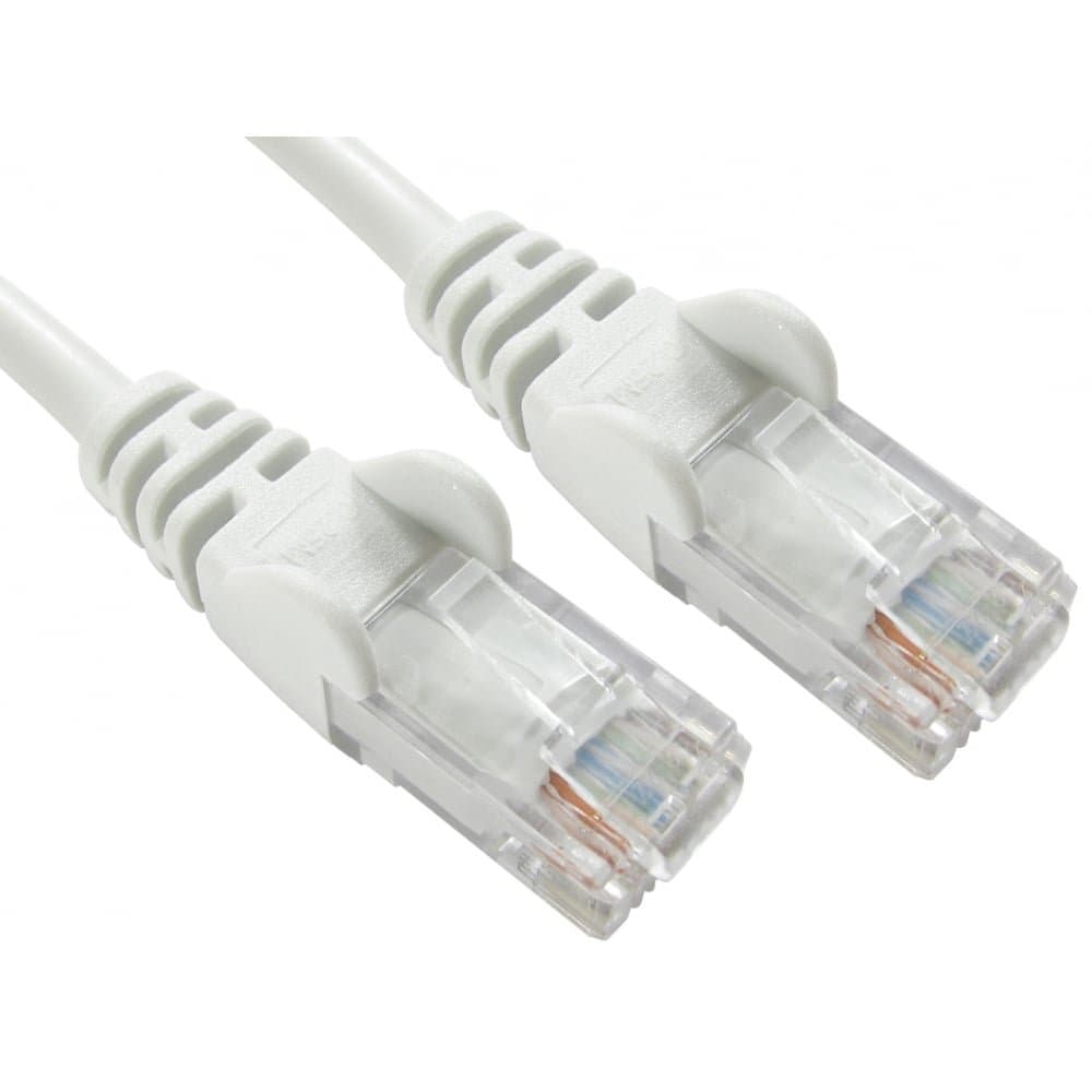 50m WHITE Network Cable - CAT5e - RJ45 - Ethernet - Patch - LAN - Router - Modem - 10/100 4 PACK