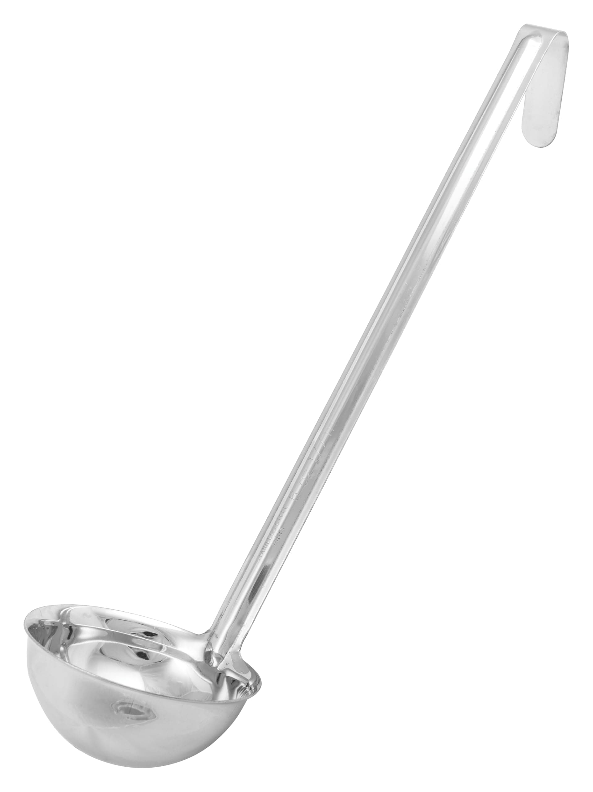 Winco One Piece Ladle, 6 Ounce, Stainless