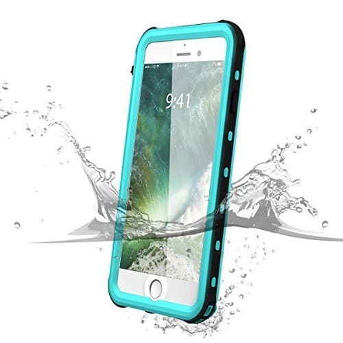 Waterproof Case for iPhone 7 Plus/iPhone 8 Plus, iThrough Underwater Case for 7 Plus/5.5", Dustproof, Snow Proof, Shockproof, Heavy Duty Protective Carrying Case Cover for 7 Plus/8 Plus