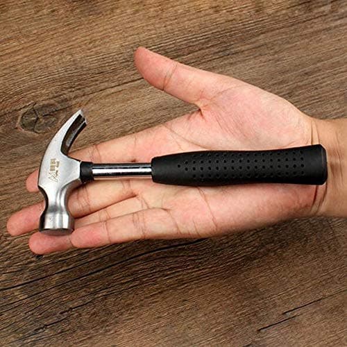 Round Head Plastic Handle Magnetic Claw Hammer for Woodworking and Electronic Tool, Mini Hammer Rubber Hammer Tool