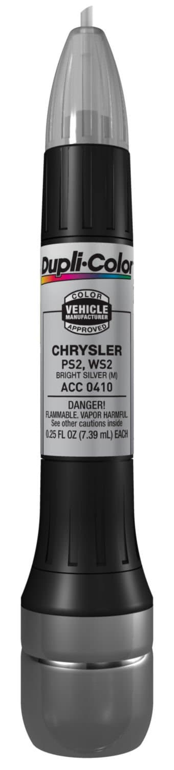 ACC0410 Metallic Bright Silver Chrysler Exact-Match Scratch Fix All-in-1 Touch-Up Paint