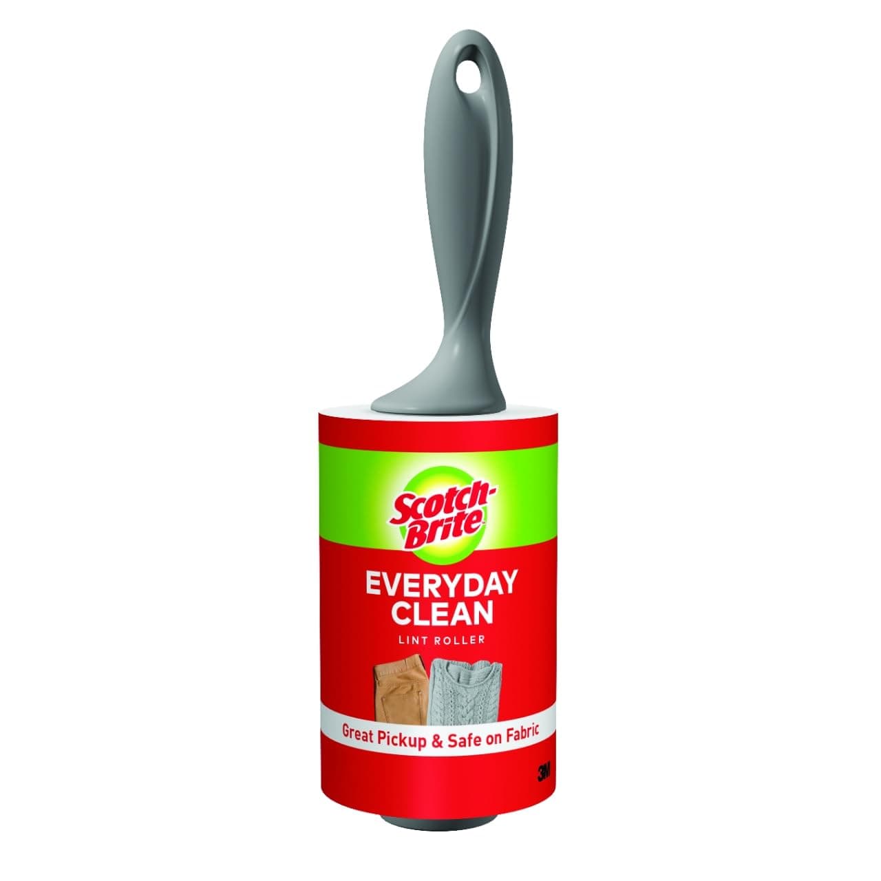 Everyday Clean Lint Roller, 95 Sheets, Multi-Purpose Pet Hair, Fuzz, and Lint Remover for Clothes, Furniture, Vehicle Upholstery, and More