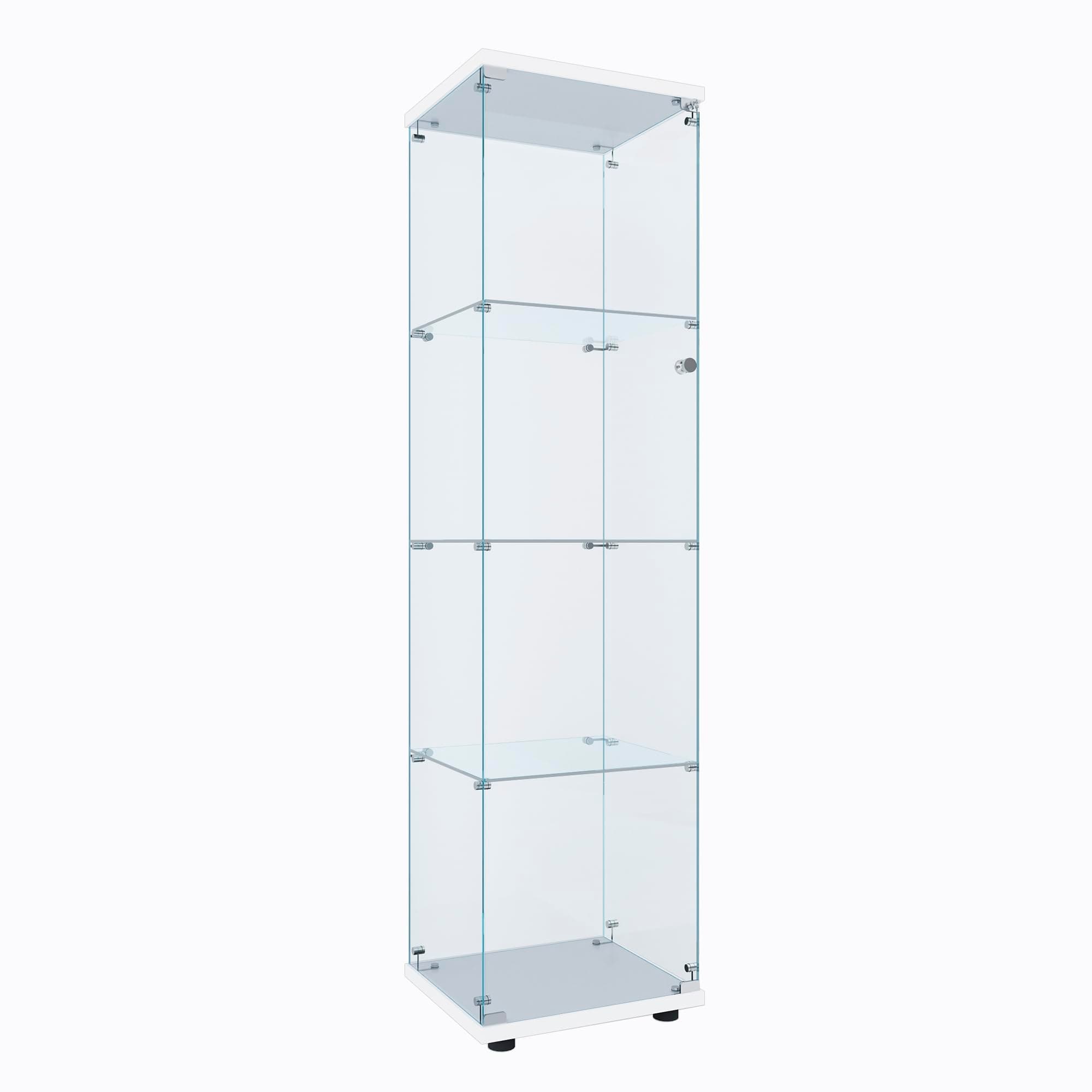 White Glass Display Cabinet