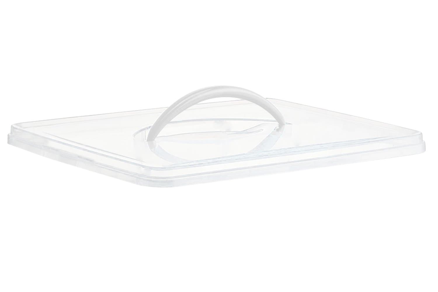 DuraCasa Cupcake Carrier EXTRA LID For Converting our 2 or 3 Tier Holders Into 1 or 2 Tier Separate Containers, Stacking Storage Transporter Replacement Top For Cakes, Cookies, or Desserts (White)