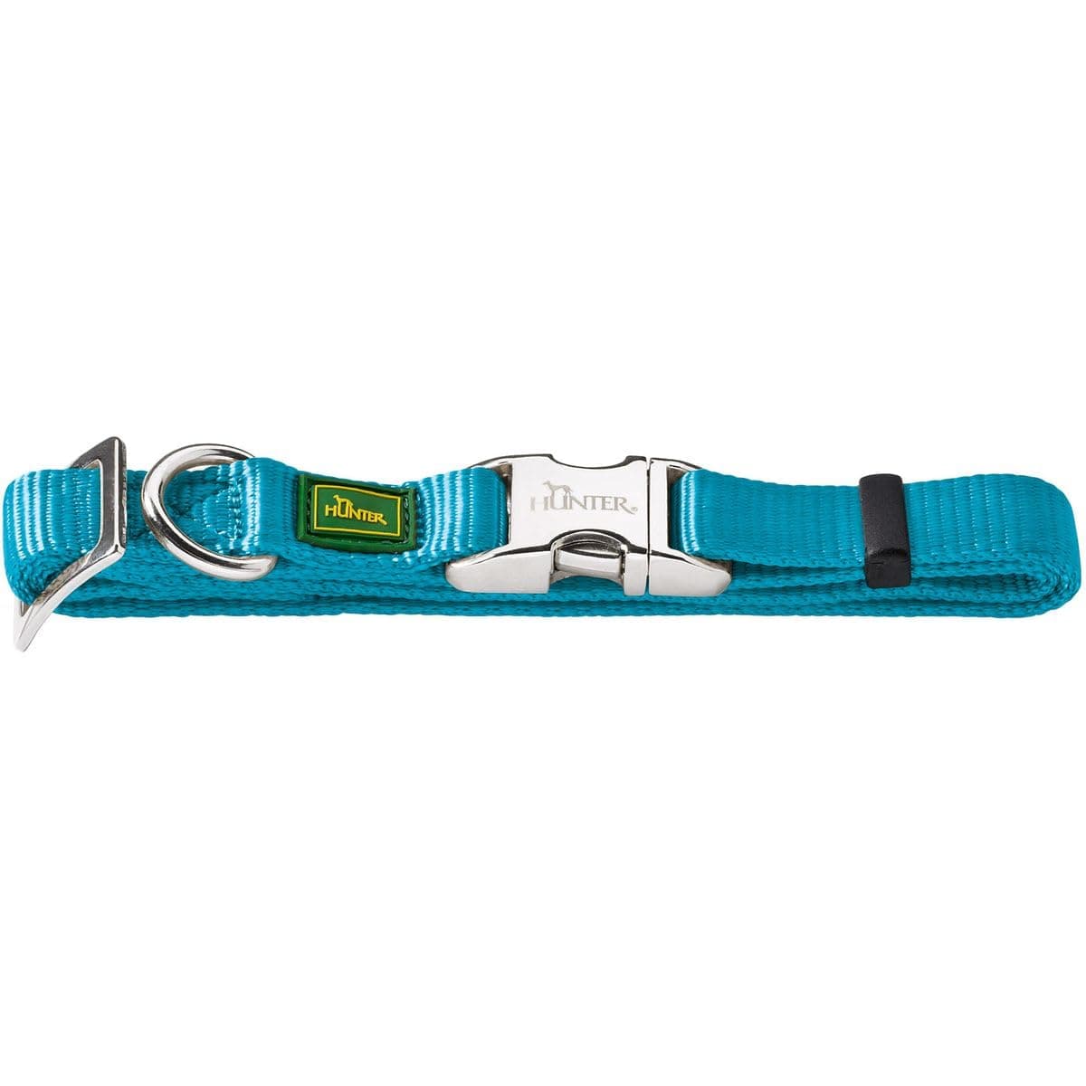 Hunter - Collar Vario Basic aluminum resealable S neck 30-45 cm Turquoise