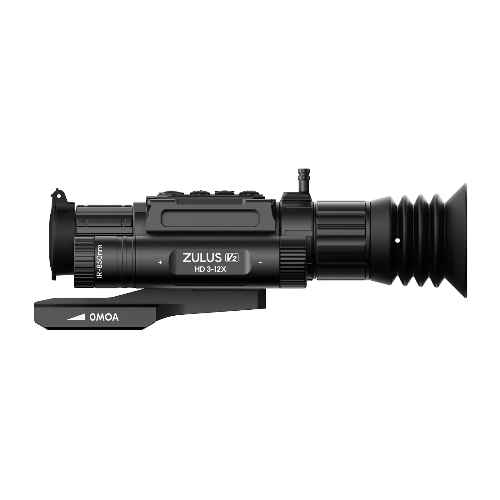 Zulus HD V2 Digital Day Night Vision Rifle Scope with Built-in Infrared for Hunting (No LRF)